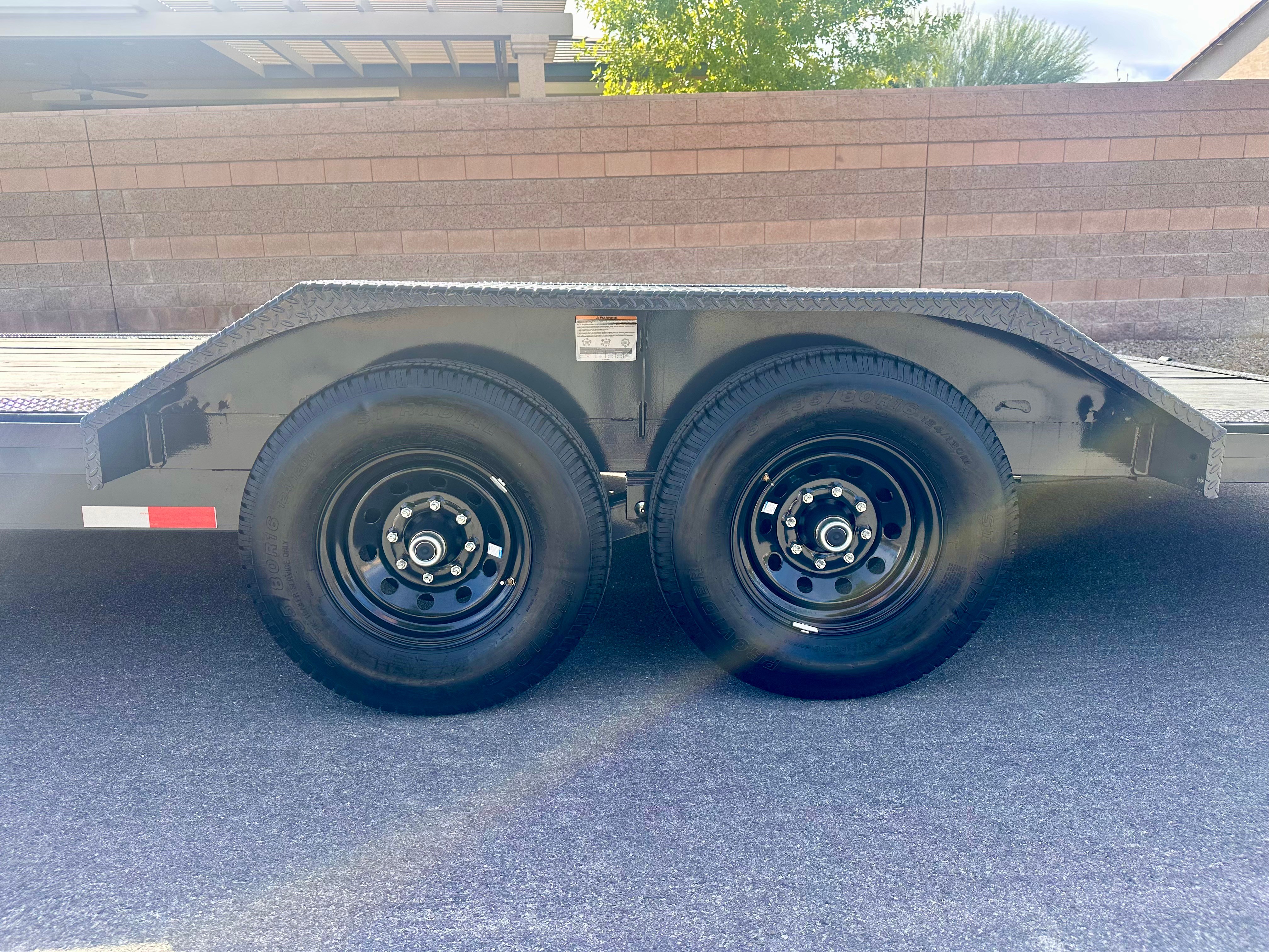 22 x 102 14k Drive Over Equipment Trailer Las Vegas rental - thumbnail 4